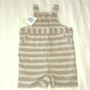 Janie and Jack Linen Boys Short-all’s